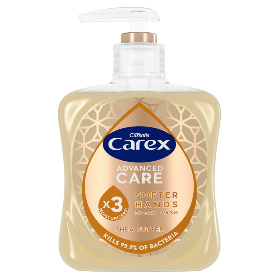 Carex Advanced Care Shea Butter Antibacterial Hand Wash 250ml