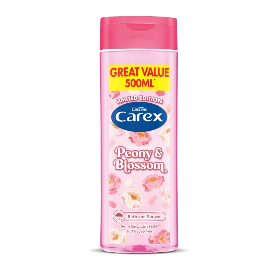 Carex Peony and Blossom Bath and Shower 500ml