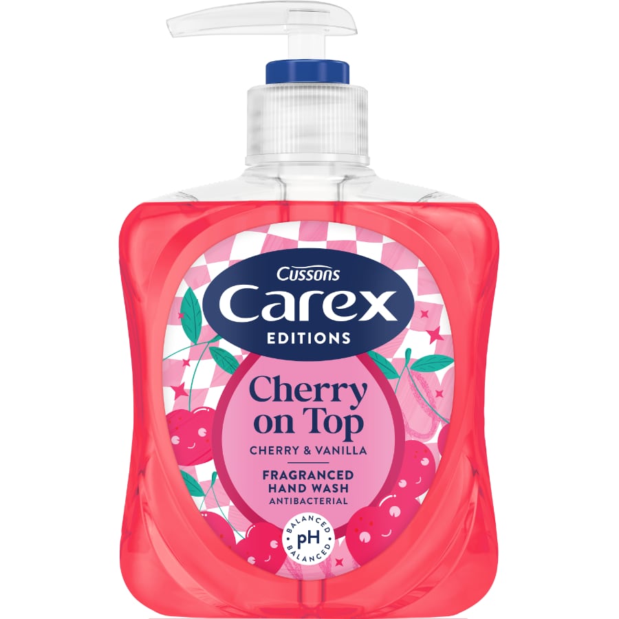 Carex Editions Antibacterial Hand Wash Cherry On Top 250ml