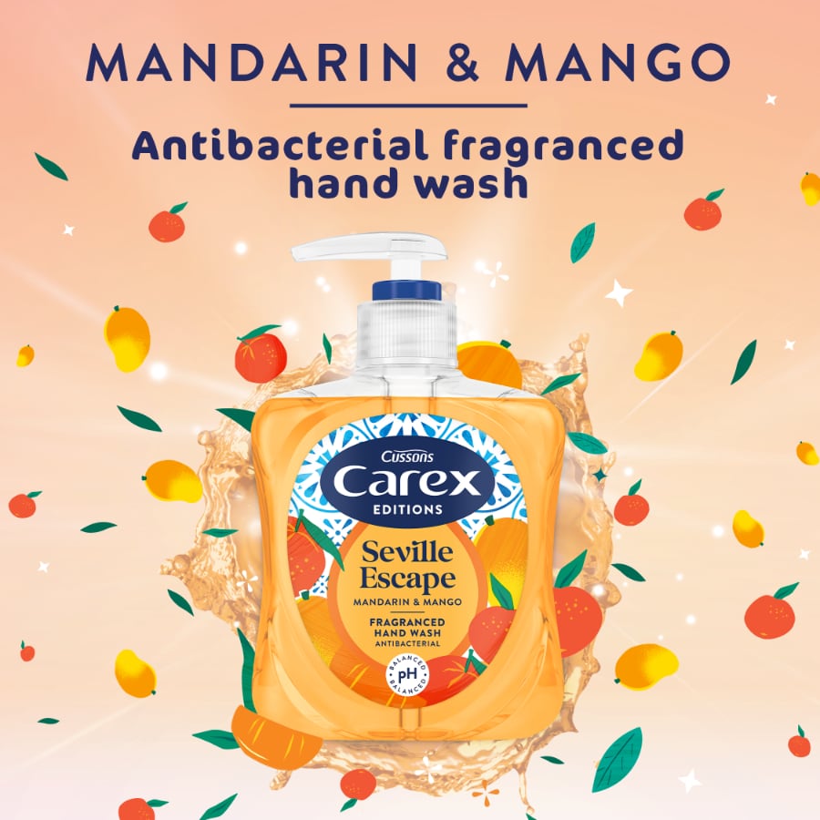 Carex Editions Antibacterial Hand Wash Seville Escape 250ml