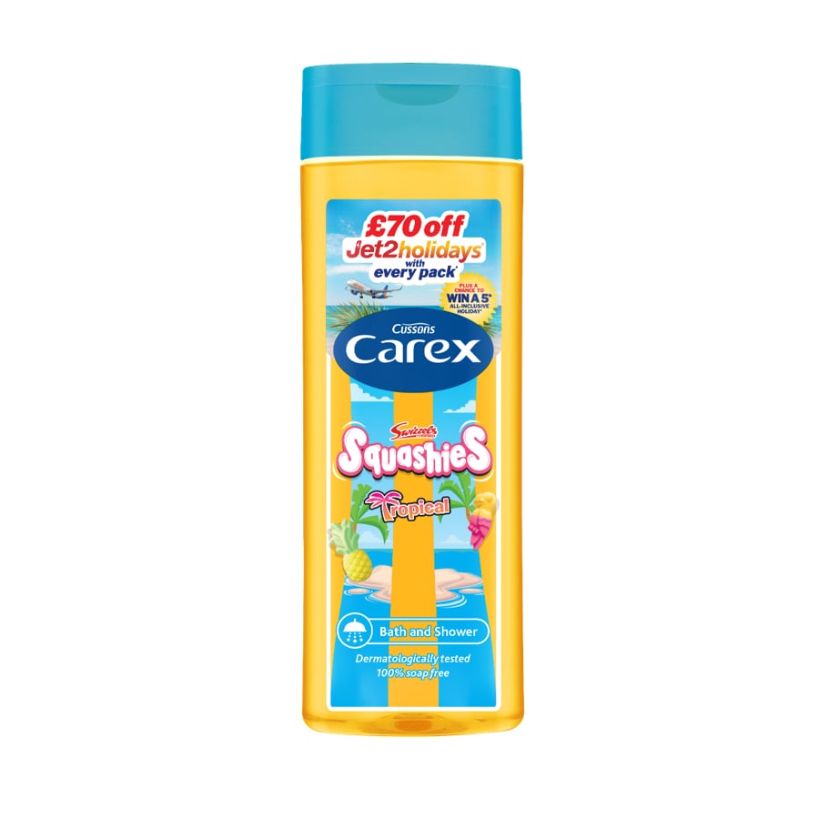 Carex Squashies Tropical Bath and Shower