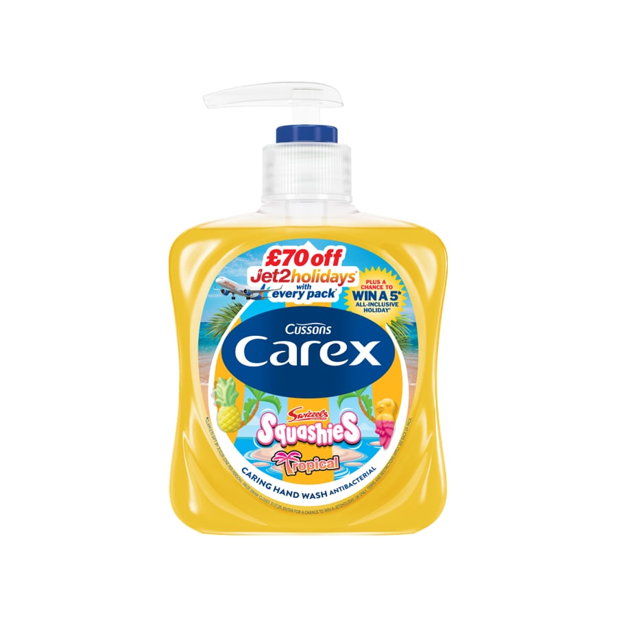 Carex Fun Edition Squashies Tropical Antibacterial Hand Wash 250ml